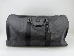 Michael Kors Travel Large Black Signature Duffle Bag 35S8STFU3B New With Tags
